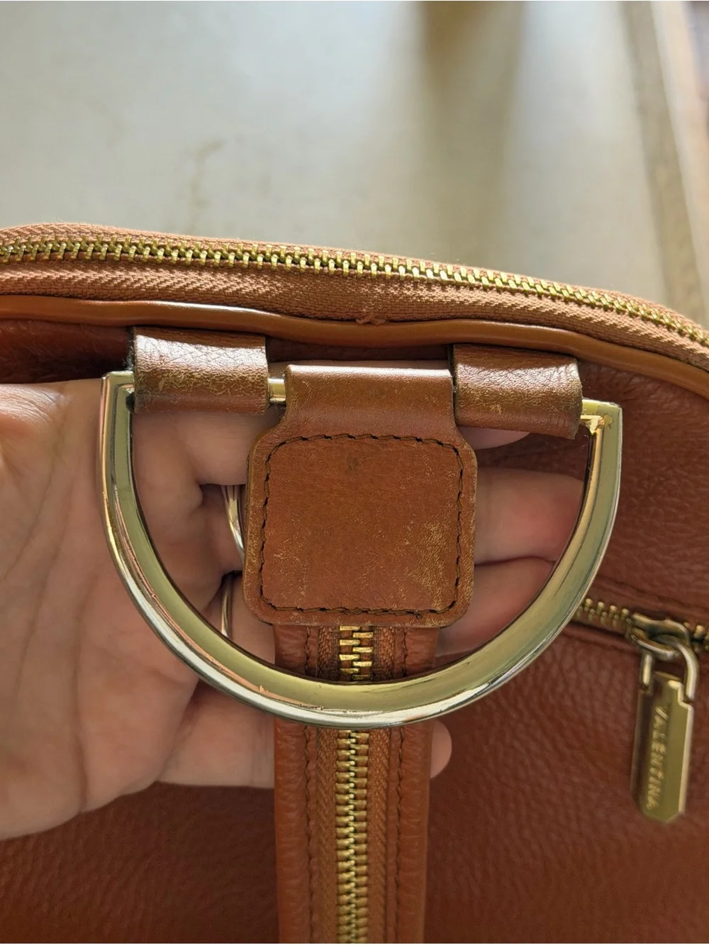 Valentina | Genuine Leather Convertible Dome Bag Backpack